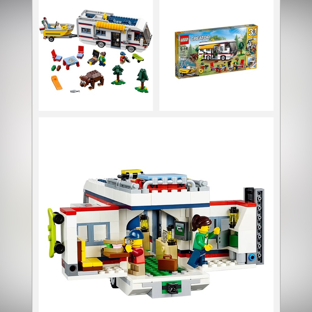 NIB LEGO 31052 Creator Vacation Getaways RV Boat bear house retired set bundle! - Picture 6 of 9